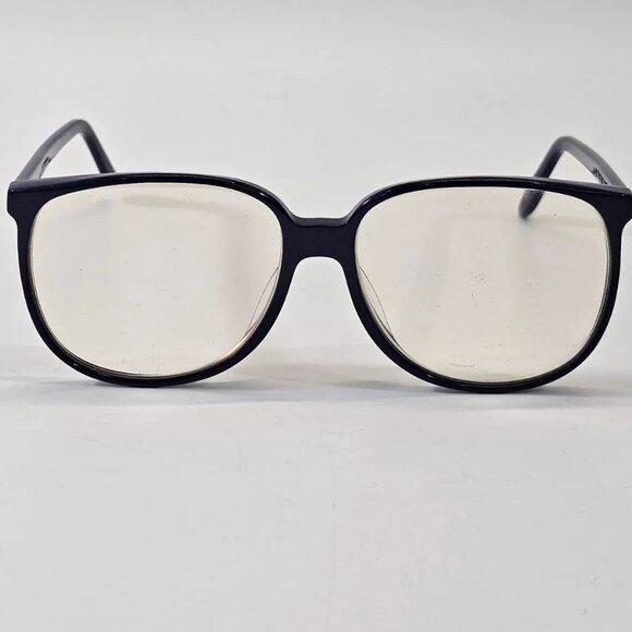 VINTAGE Liz Claiborne LC No. 12 Navy Blue Oversized Plastic Frames Glasses EUC - Picture 9 of 9